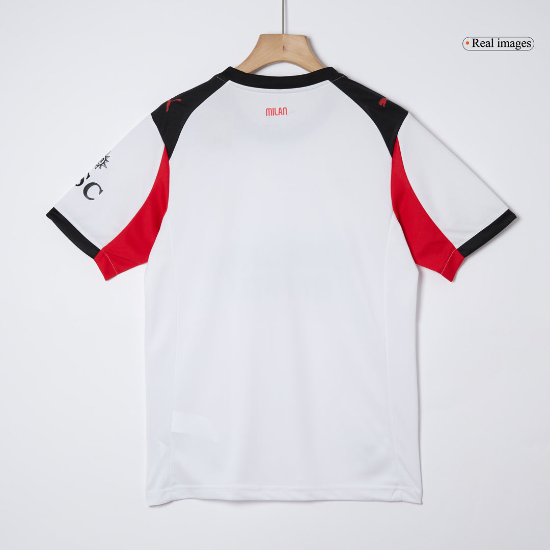 AC Milan Mens Away Soccer Jersey 2025/26 White