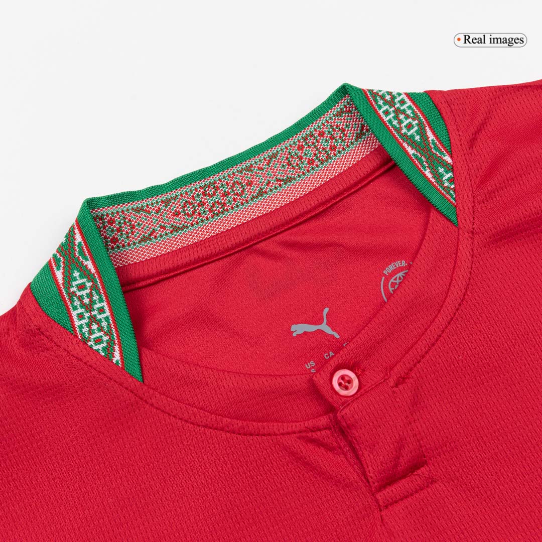 Morocco Mens Home Soccer Jersey World Cup 2026 Red