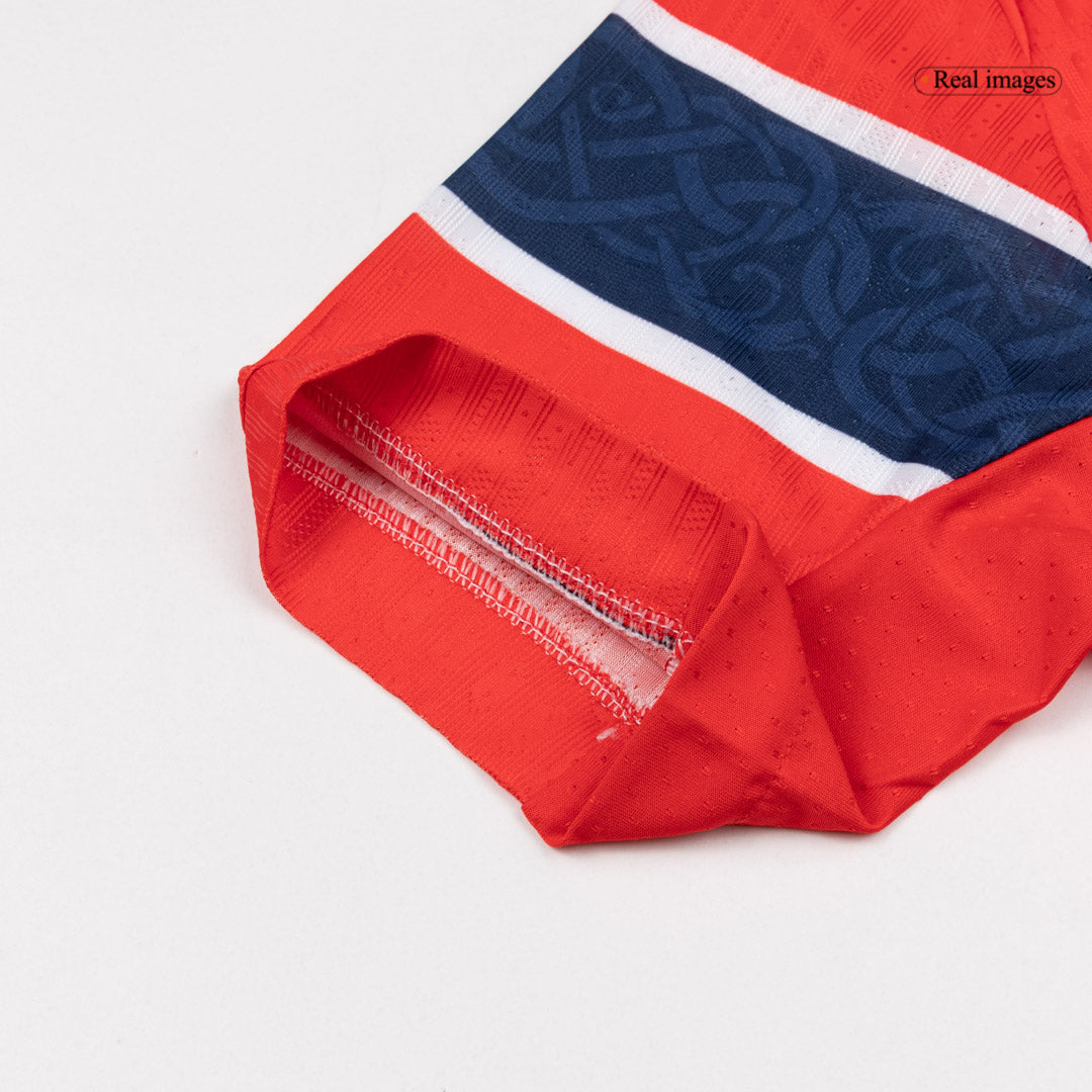 Norway Mens Home Soccer Jersey World Cup 2026 Red - Player Version