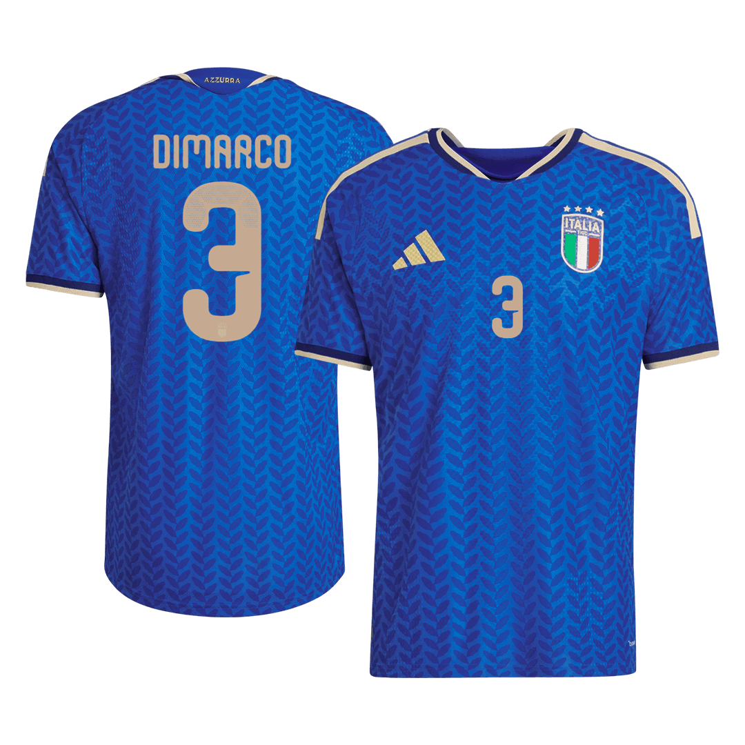 DIMARCO #3 Italy Mens Home Soccer Jersey World Cup 2026 Blue - Player Version