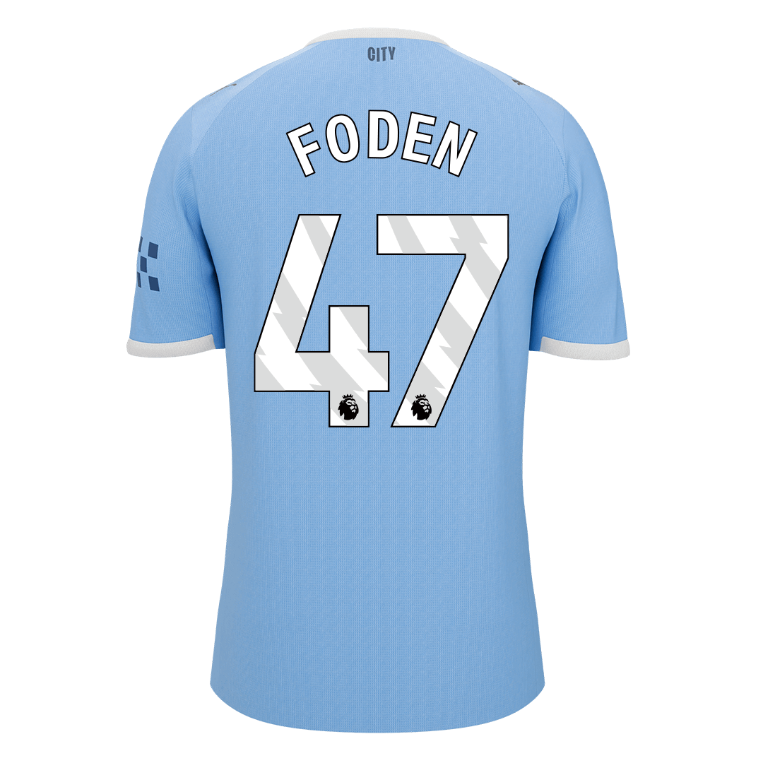 FODEN #47 Manchester City Mens Home Soccer Jersey 2025/26 Blue [PREMIUM]