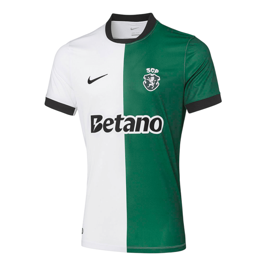 Sporting CP Mens Soccer Jersey 2025/26 White&Green
