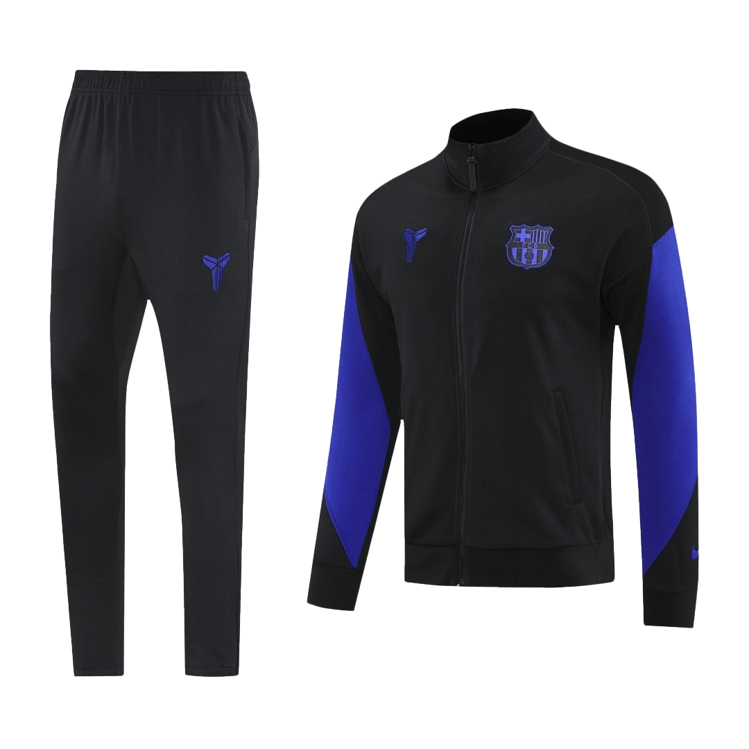 Barcelona Mens Home Training Tracksuit Kit 2025/26 Black&Purple