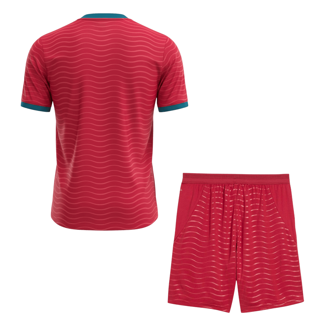 Portugal Mens Home Soccer Kit World Cup 2026 Red [PREMIUM]
