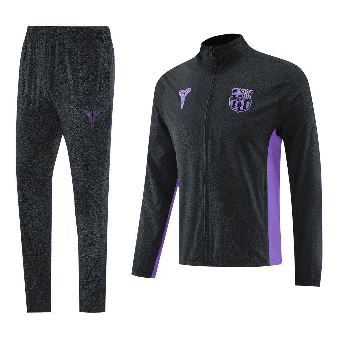 Barcelona Mens Training Tracksuit Kit 2025/26 Black