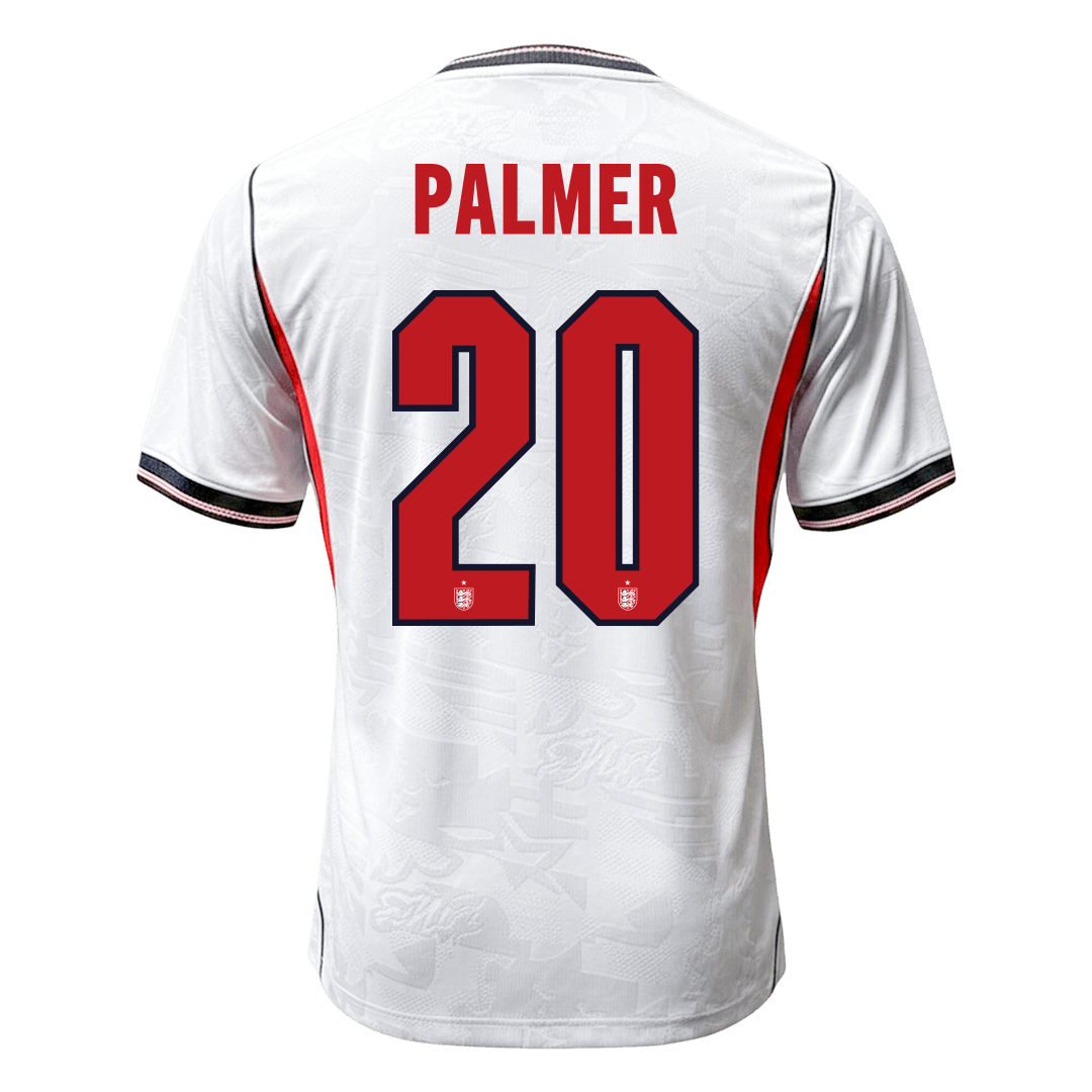 PALMER #20 England Mens Home Soccer Jersey World Cup 2026 White - Player Version