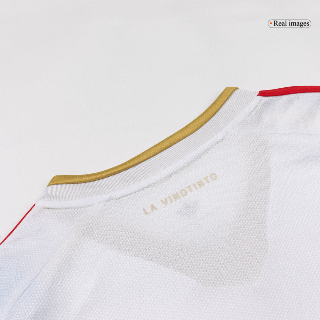 Venezuela Mens Away Soccer Jersey World Cup 2026 White