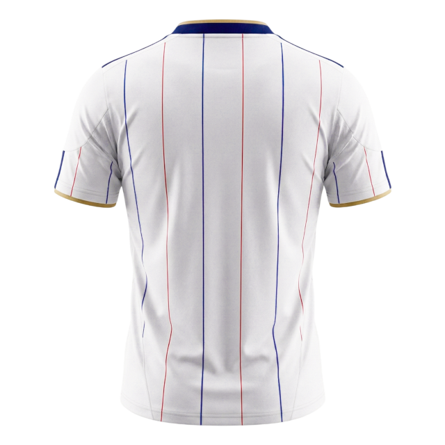 Retro France Mens Away Soccer Jersey 2010 White