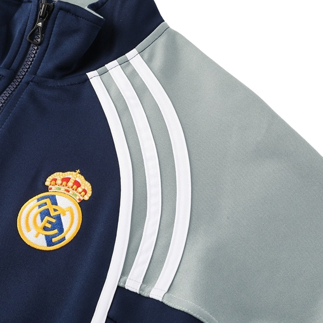 Real Madrid Mens Training Tracksuit Kit 2025/26 Navy