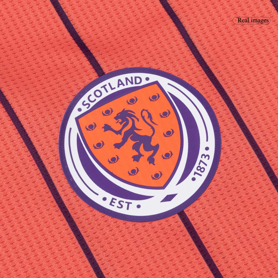 Scotland Mens Away Soccer Jersey World Cup 2026 Pink - Player Version