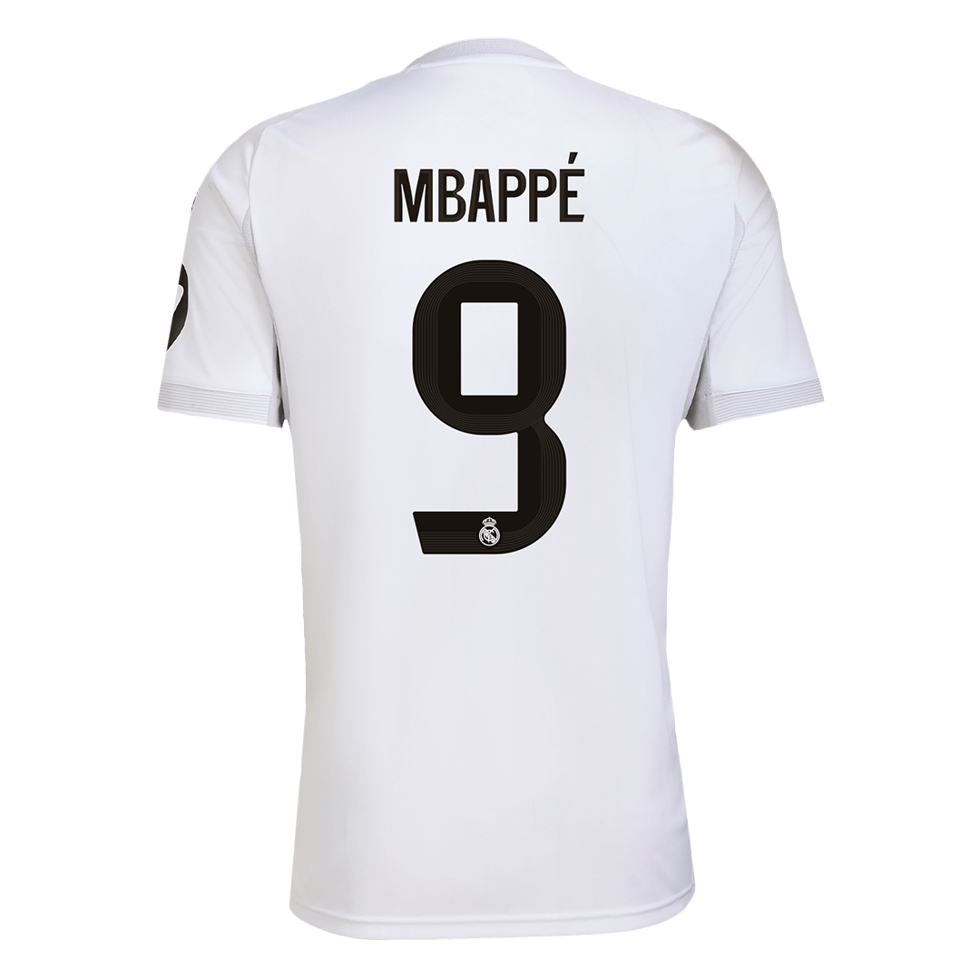 MBAPPÉ #9 Real Madrid Mens Home Soccer Jersey 2025/26 White [PREMIUM]