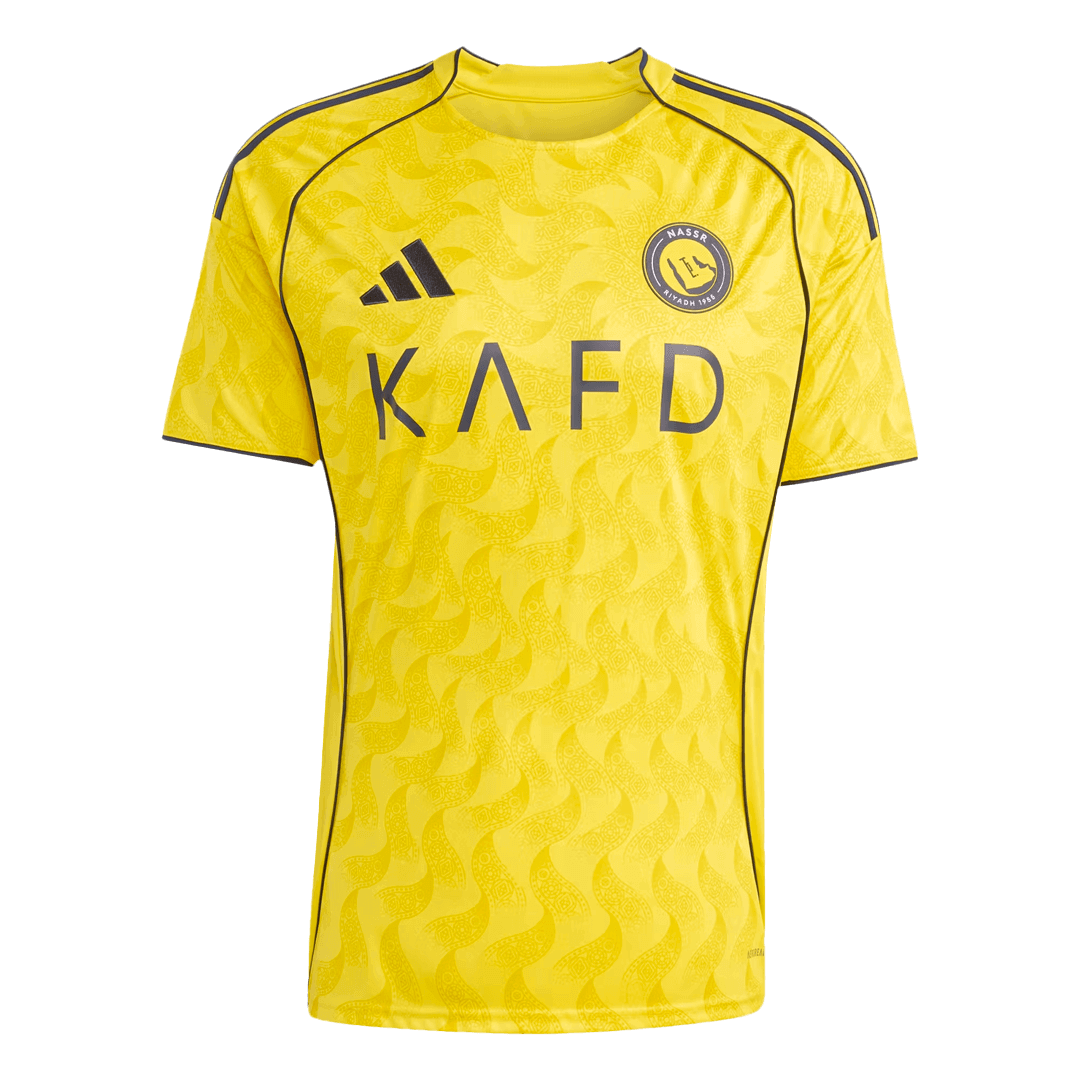 Al Nassr Mens Home Soccer Jersey 2025/26 Yellow