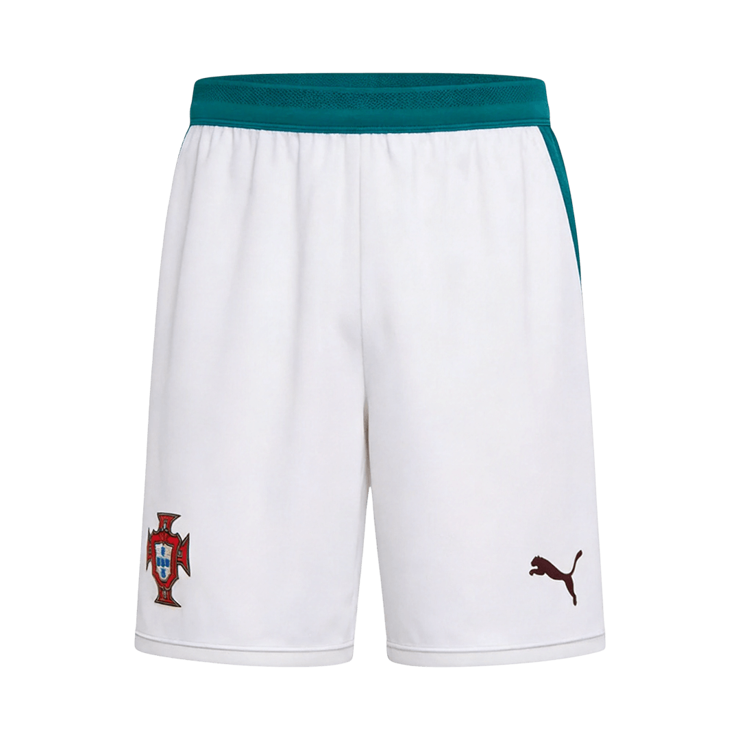 Portugal Mens Away Soccer Shorts World Cup 2026 White