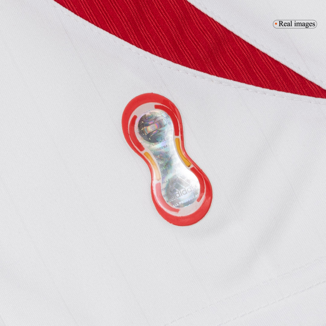 Retro Spain Mens Away Soccer Jersey 2006 White