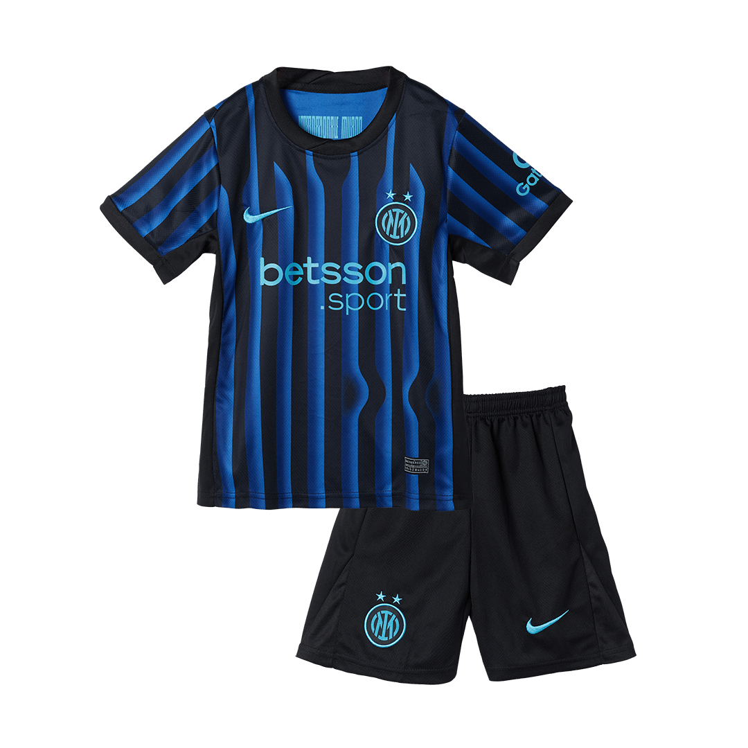 Inter Milan Kids Home Soccer Kit 2025/26 Blue&Black