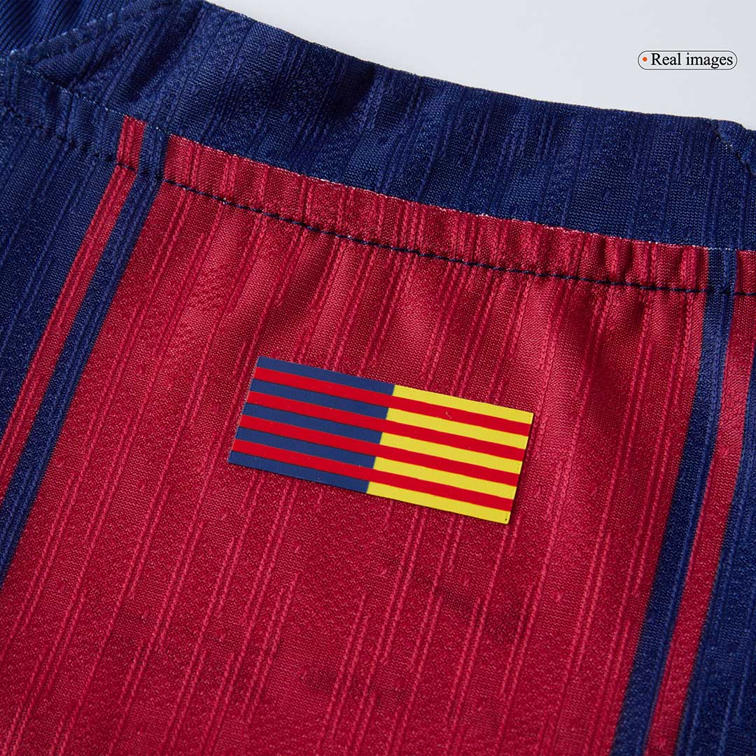 CUBARSÍ #2 Barcelona Mens Home Soccer Jersey 2025/26 Red&Blue - Player Version
