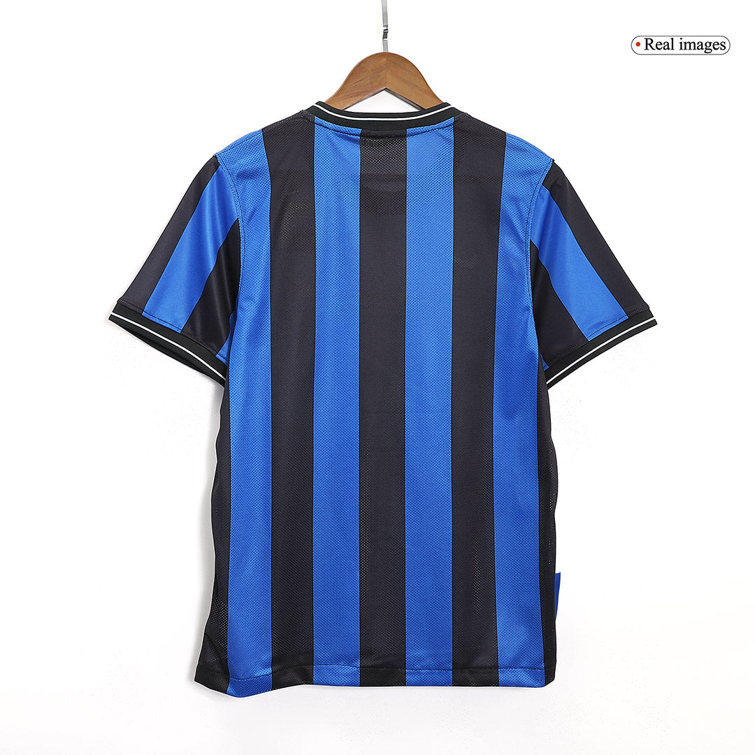 Retro Inter Milan Mens Home Soccer Jersey UCL Final UCL 2009/10 Black&Blue