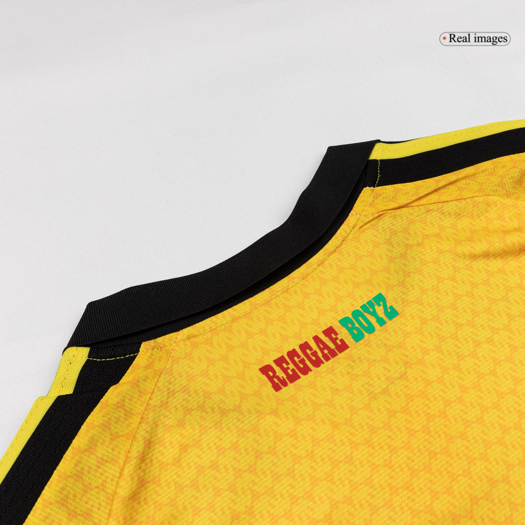 Jamaica Mens Home Soccer Jersey World Cup 2026 Yellow - Player Version