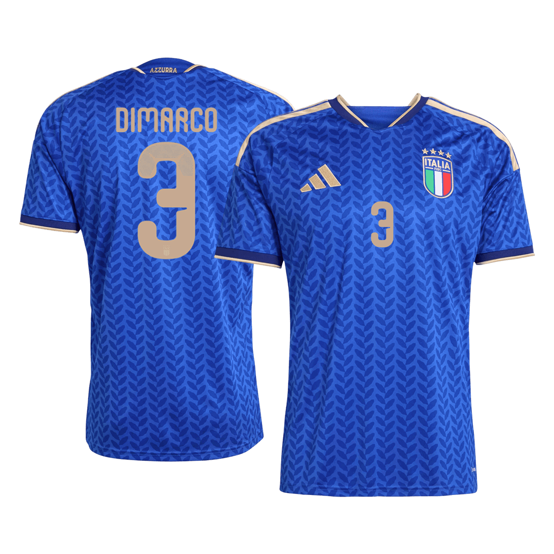 DIMARCO #3 Italy Mens Home Soccer Jersey World Cup 2026 Blue [PREMIUM]