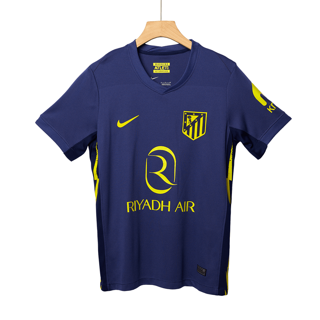 SØRLOTH #9 Atletico Madrid Mens Away Soccer Jersey 2025/26 Navy