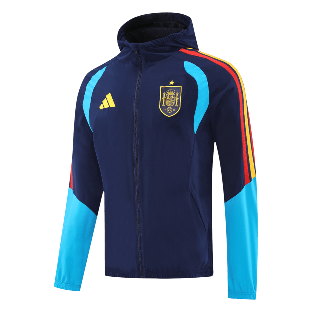 Spain Mens Training Jacket 2026 Blue&Black