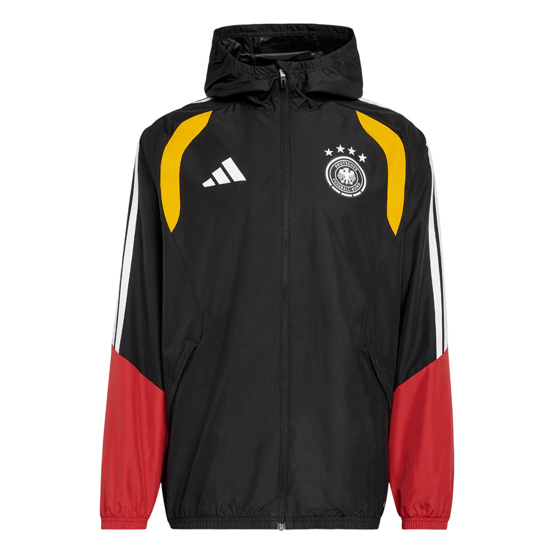 Germany Mens Training Jacket 2026 Red&Black