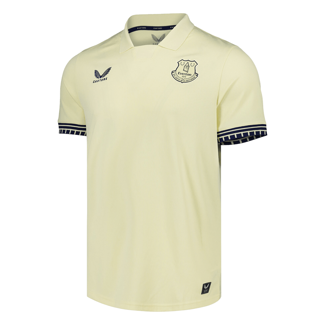 Everton Mens Away Soccer Jersey 2025/26 Yellow