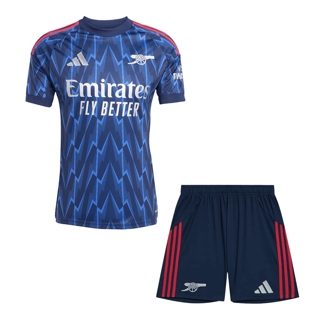 Arsenal Mens Away Soccer Kit 2025/26 Blue