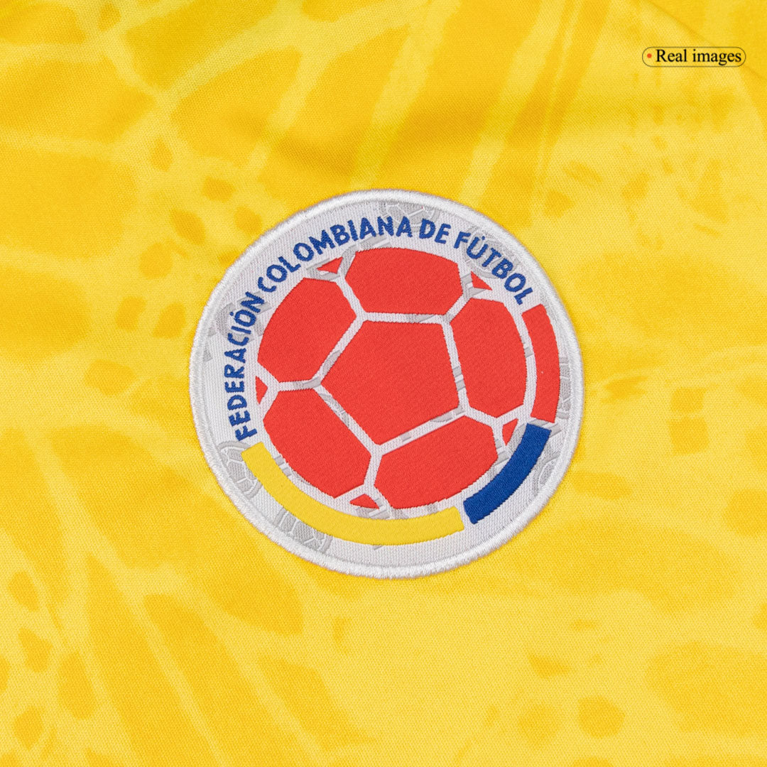Colombia Mens Home Soccer Kit World Cup 2026 Yellow