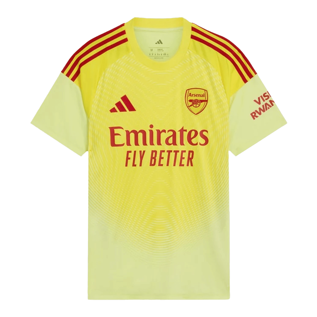 Arsenal Mens Soccer Jersey 2025/26 Yellow