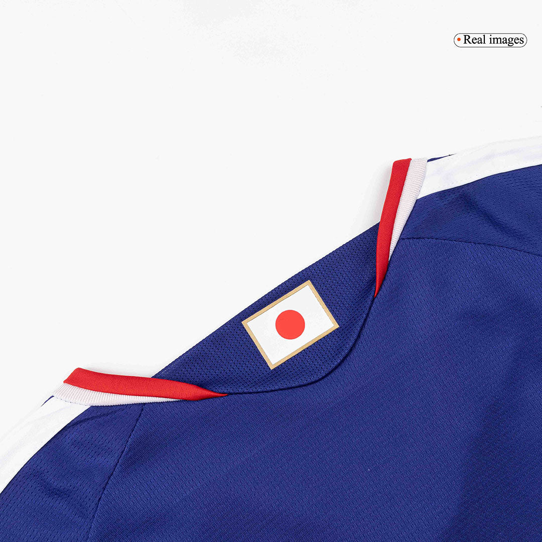 Japan Mens Home Long Sleeve Soccer Jersey World Cup 2026 Navy