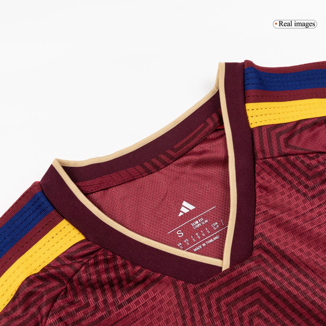 Venezuela Mens Home Soccer Jersey World Cup 2026 Red - Player Version