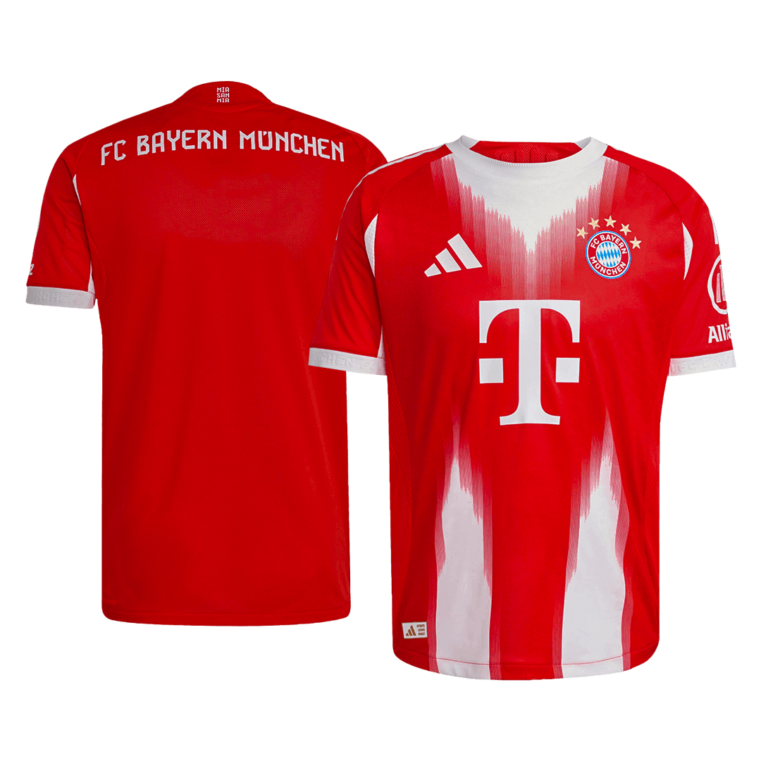 Bayern Munich Mens Home Soccer Jersey 2025/26 Red - Player Version