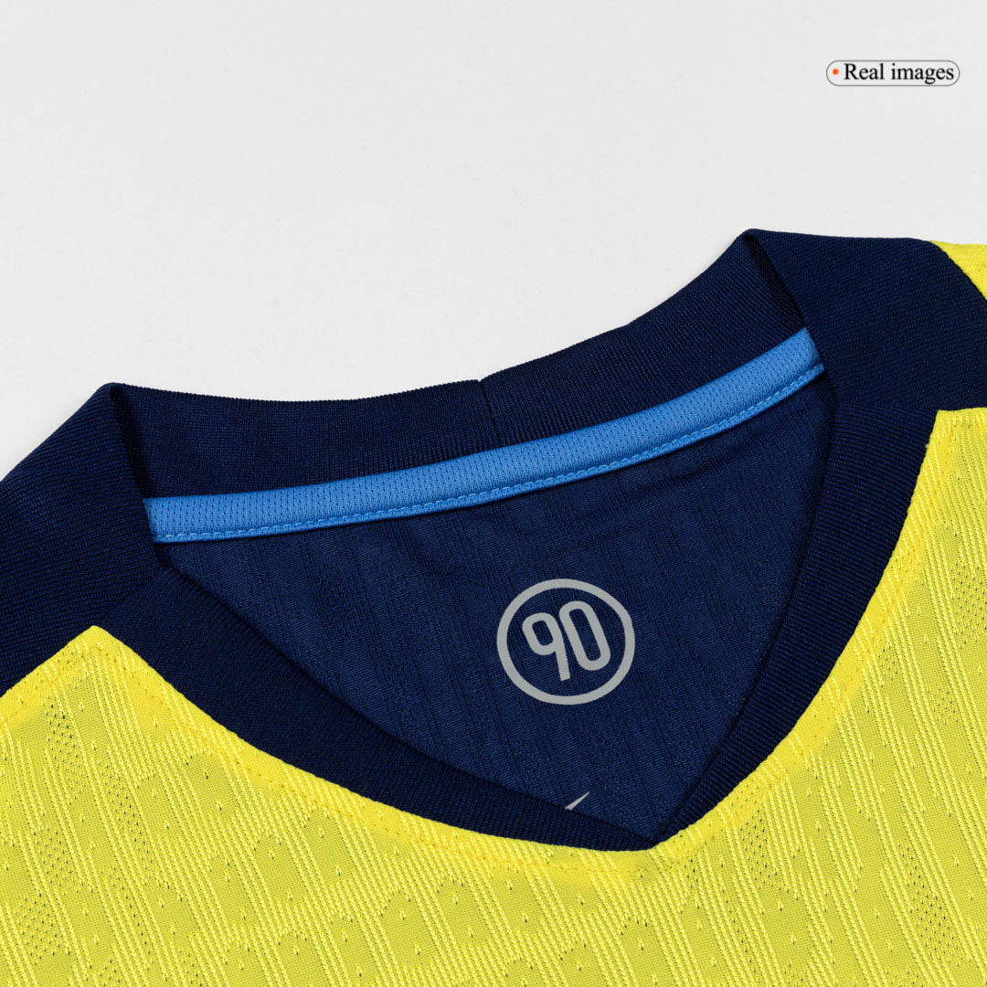 Tottenham Hotspur Mens Third Away Soccer Jersey 2025/26 Yellow - Player Version