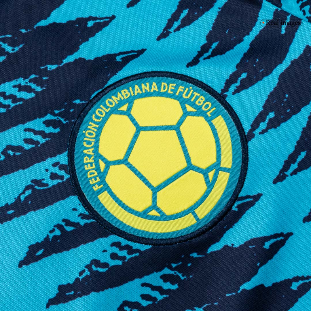 Colombia Mens Away Soccer Jersey World Cup 2026 Blue
