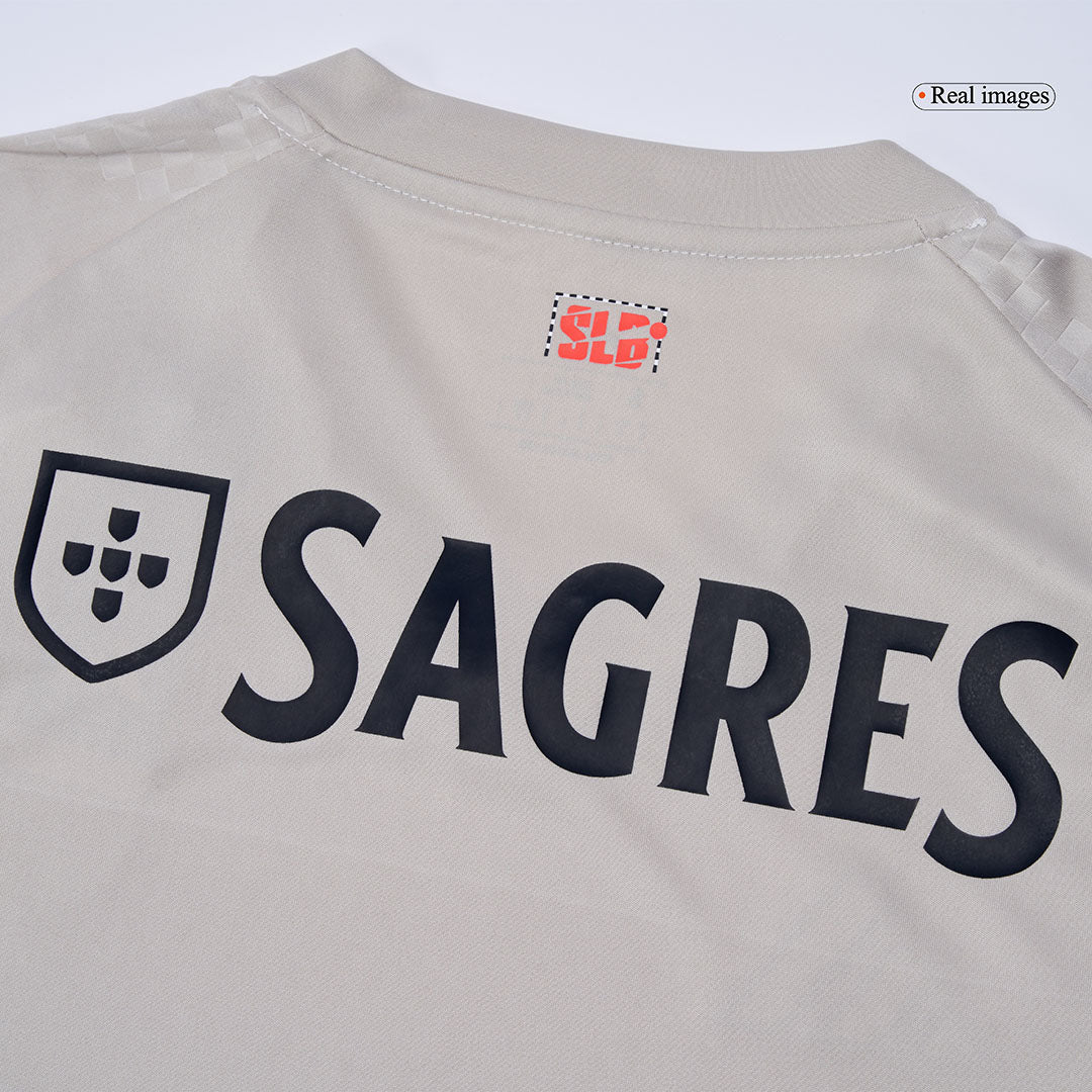 Benfica Mens Away Soccer Jersey 2025/26 Beige