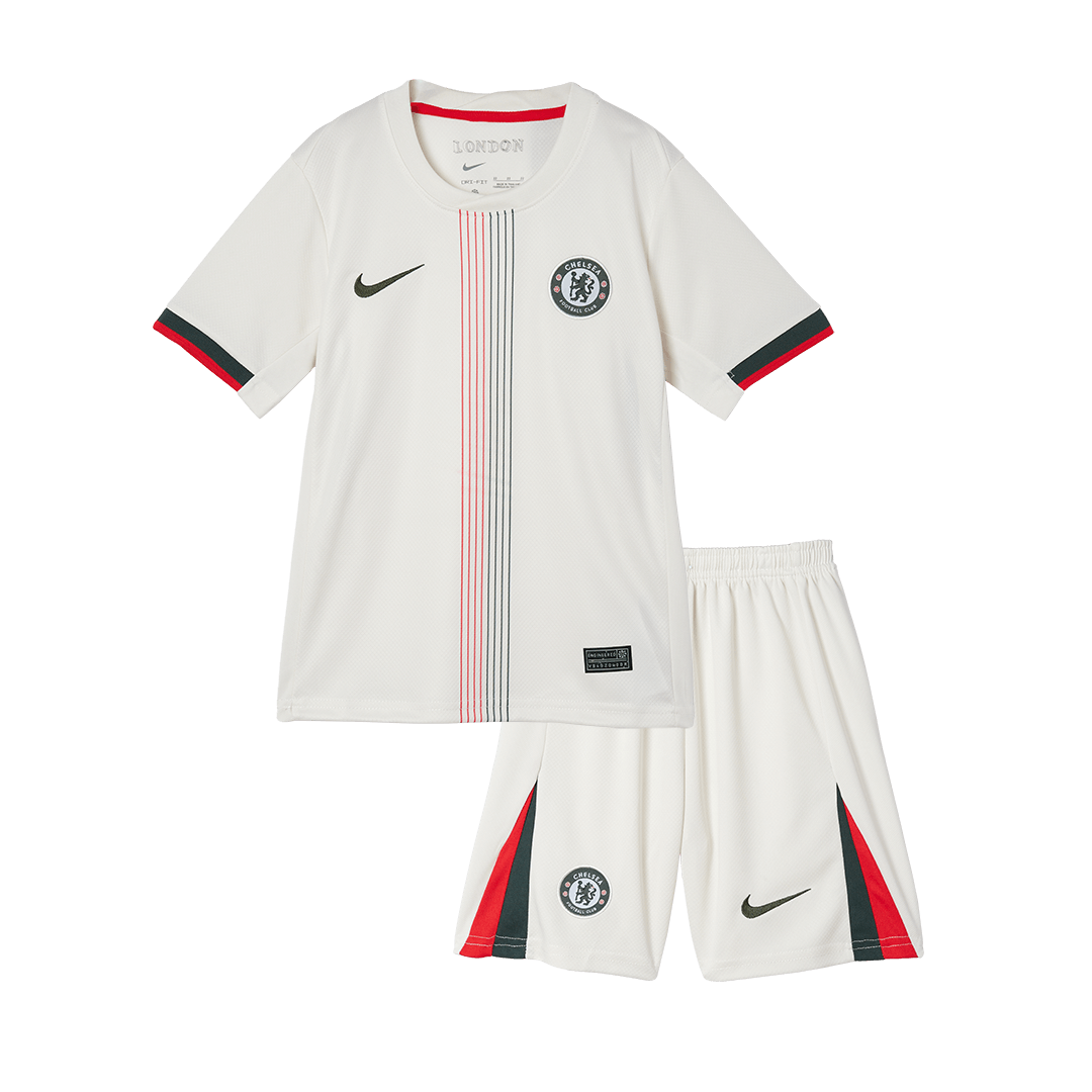 Chelsea Kids Away Soccer Kit 2025/26 White