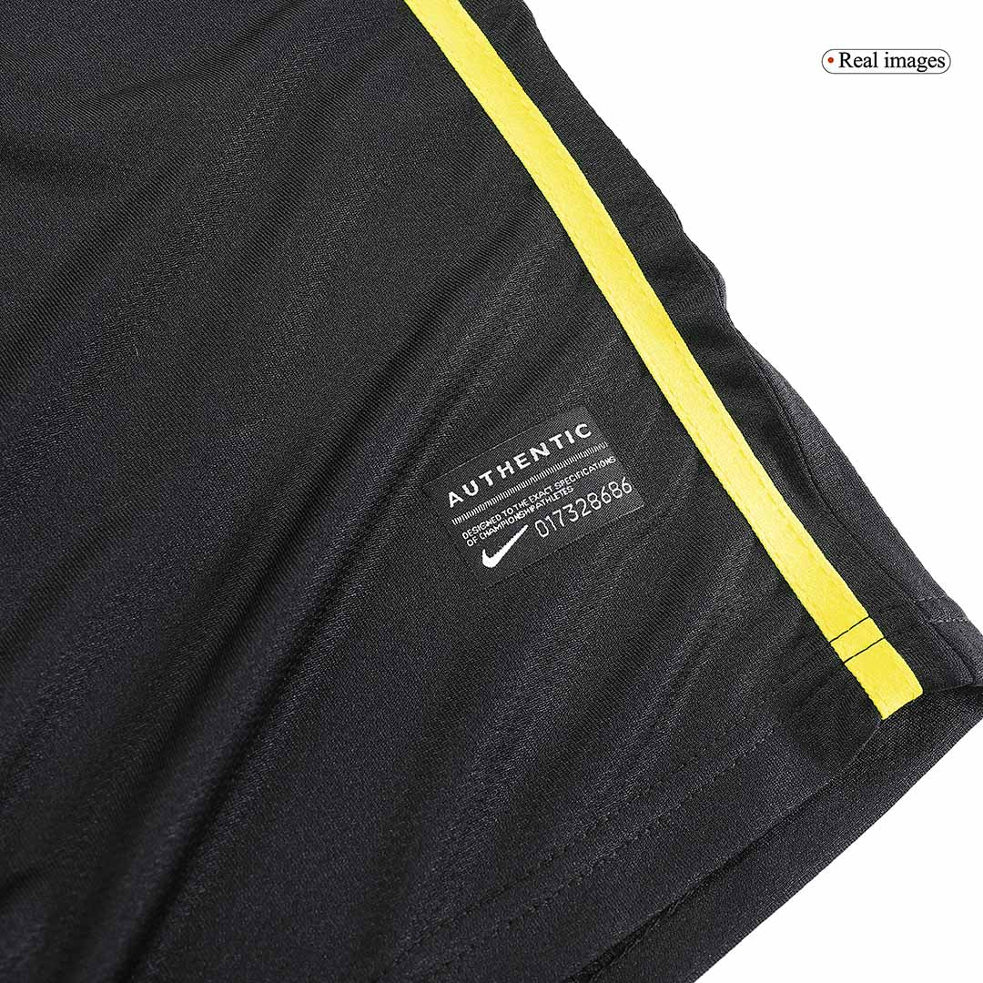 Retro Barcelona Mens Third Away Soccer Jersey 2013/14 Black