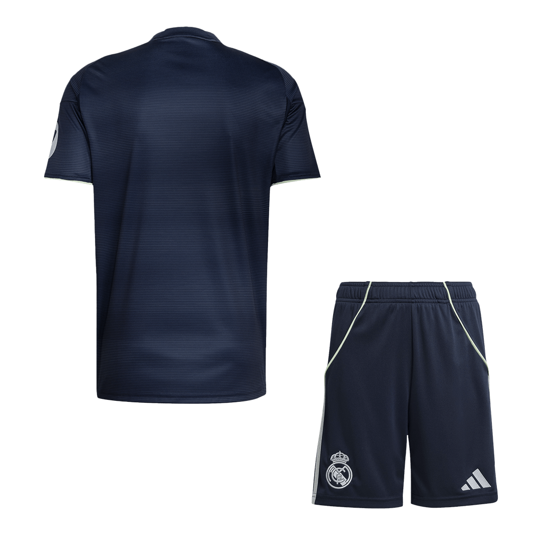Real Madrid Mens Away Soccer Kit 2025/26 Navy [PREMIUM]