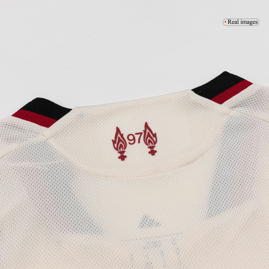 ISAK ##9 Liverpool Mens Away Soccer Jersey 2025/26 White - Player Version