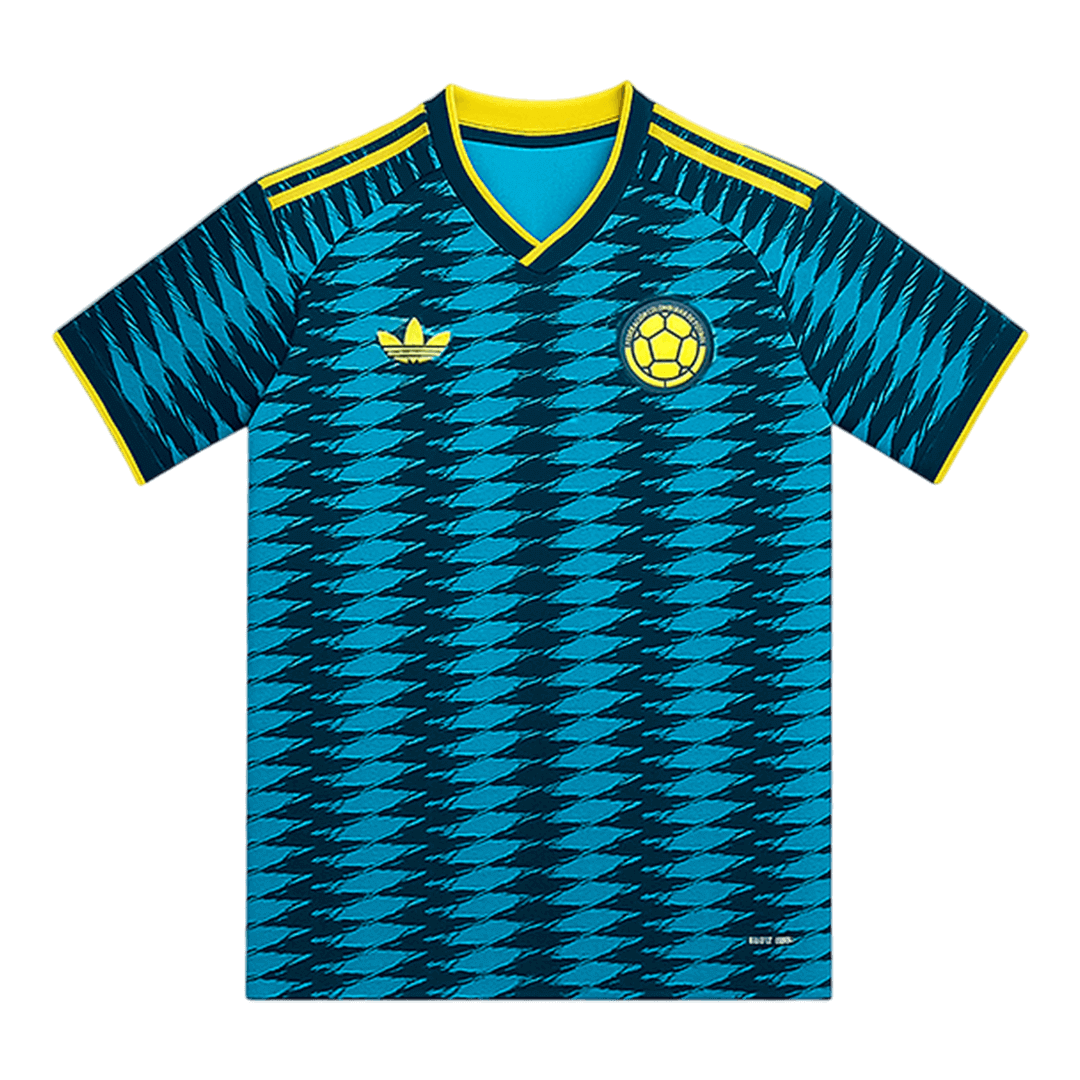 Colombia Mens Away Soccer Jersey World Cup 2026 Blue