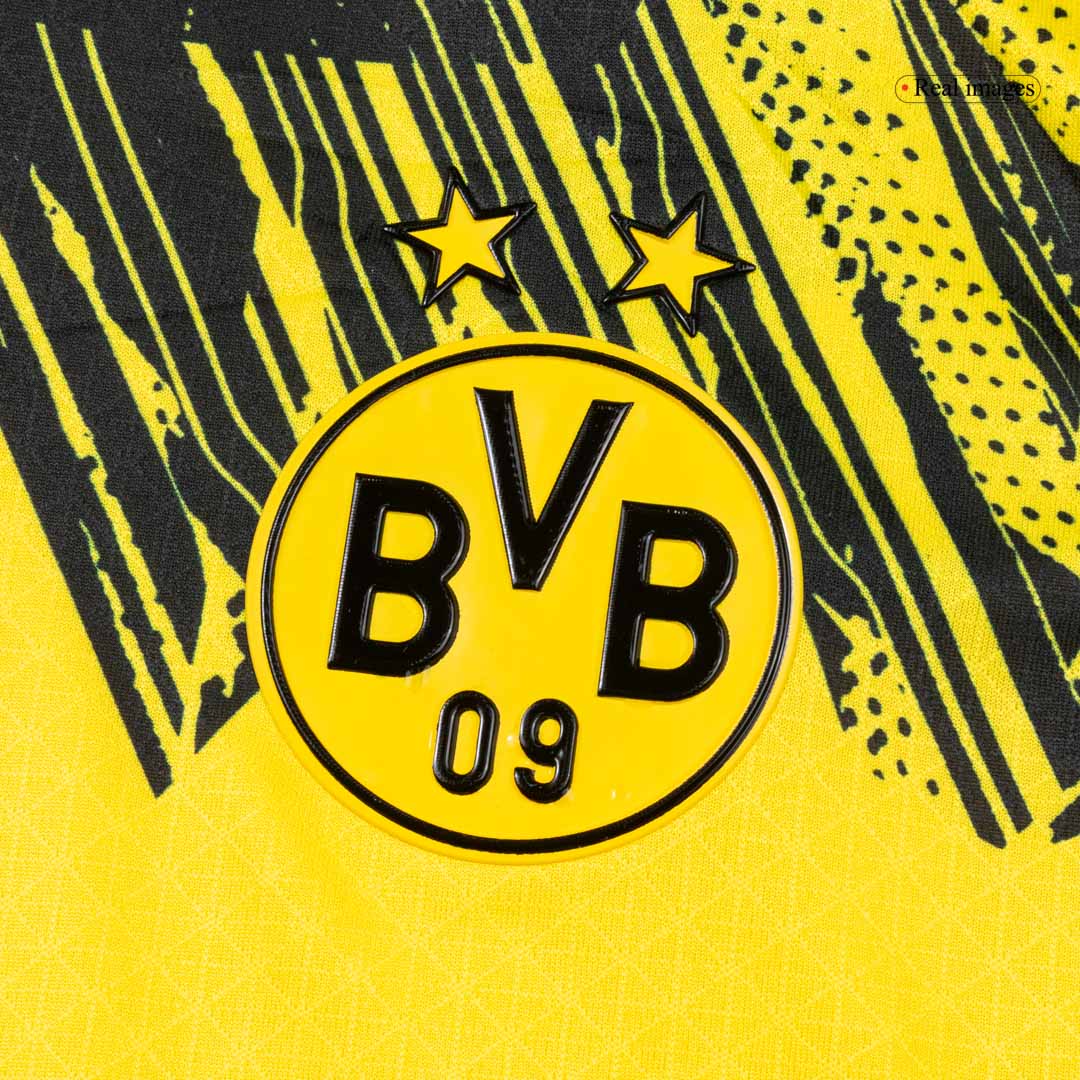 Borussia Dortmund Mens Home Soccer Jersey 2025/26 Yellow - Player Version