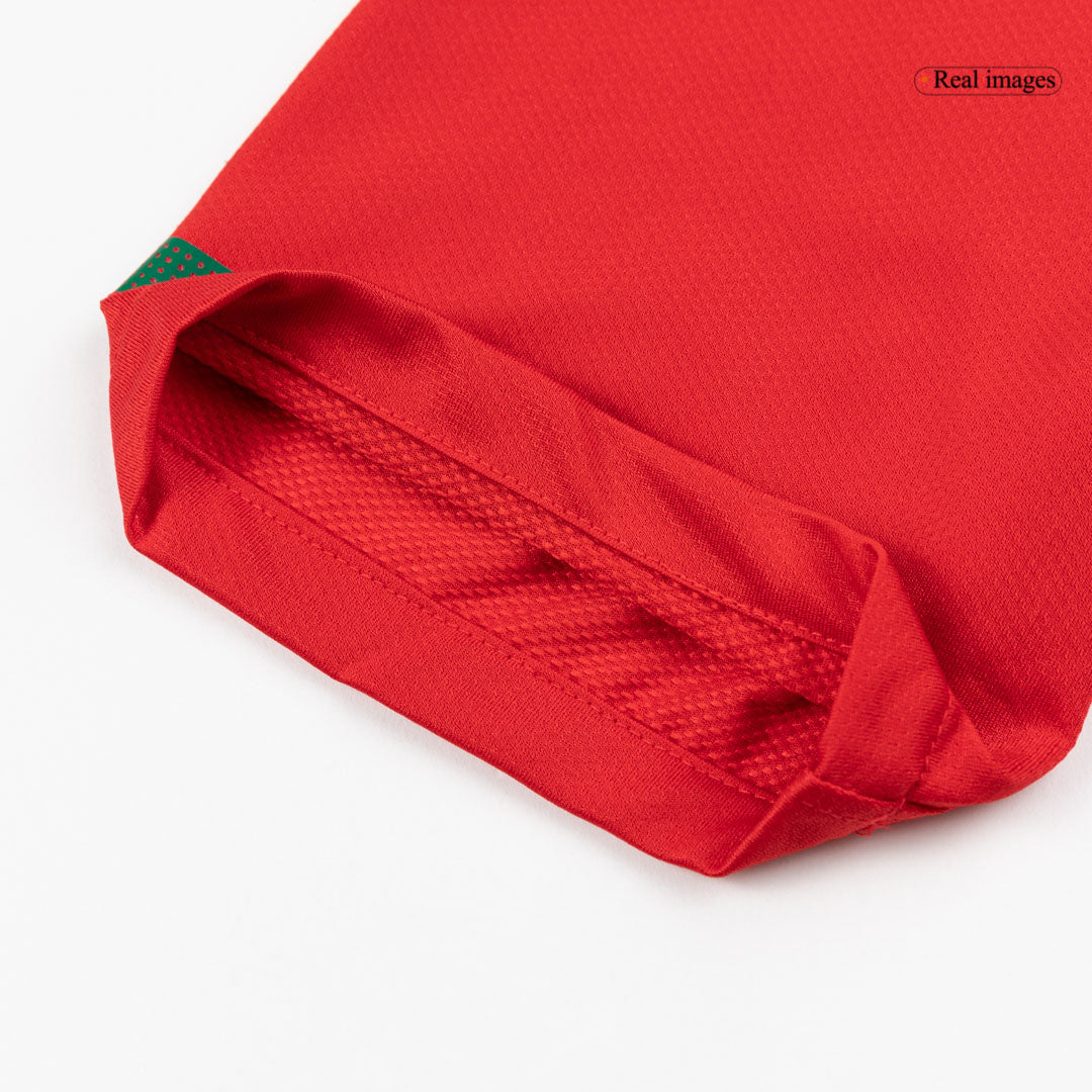 Retro Portugal Mens Home Soccer Jersey 2010 Red
