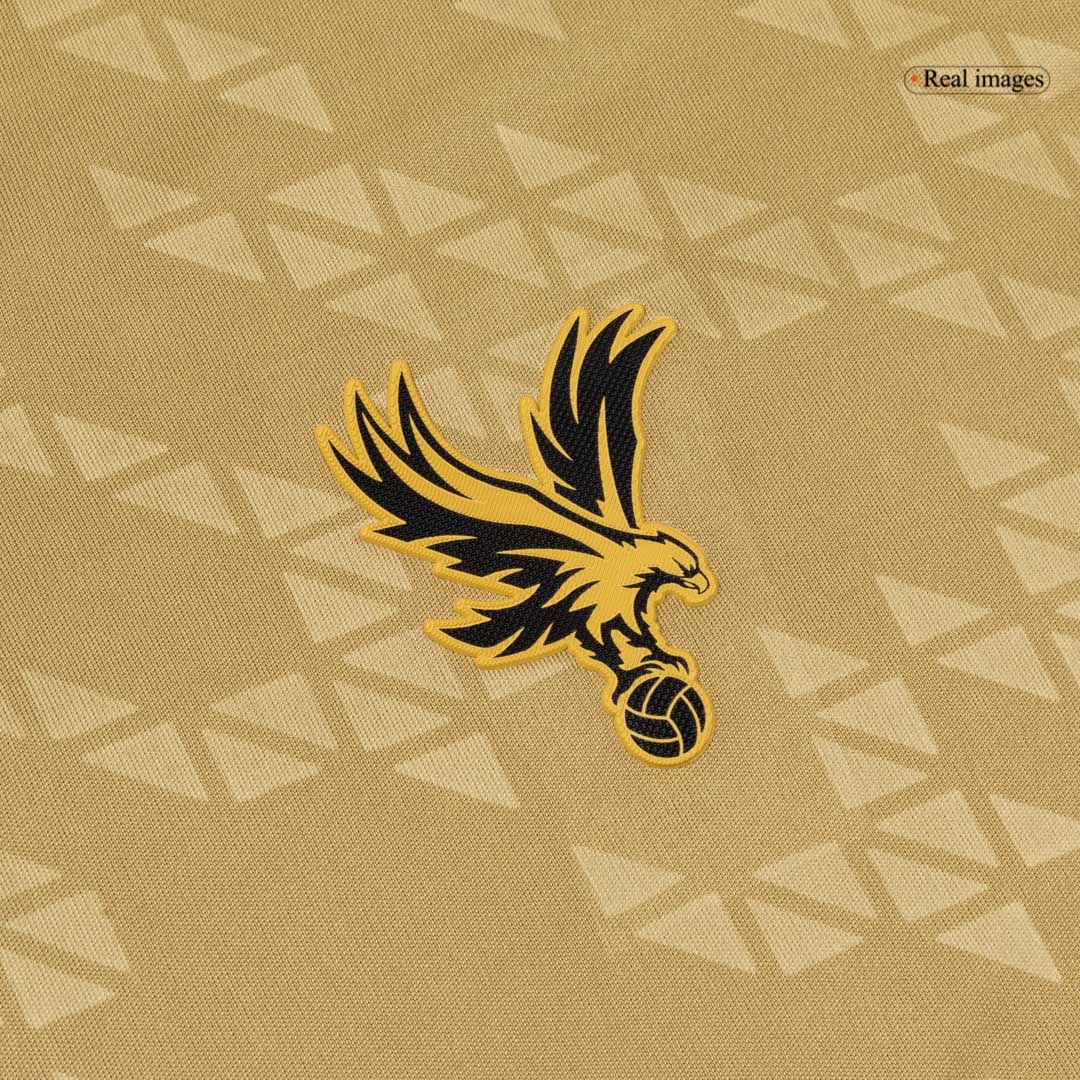 Crystal Palace Mens Away Soccer Jersey 2025/26 Yellow