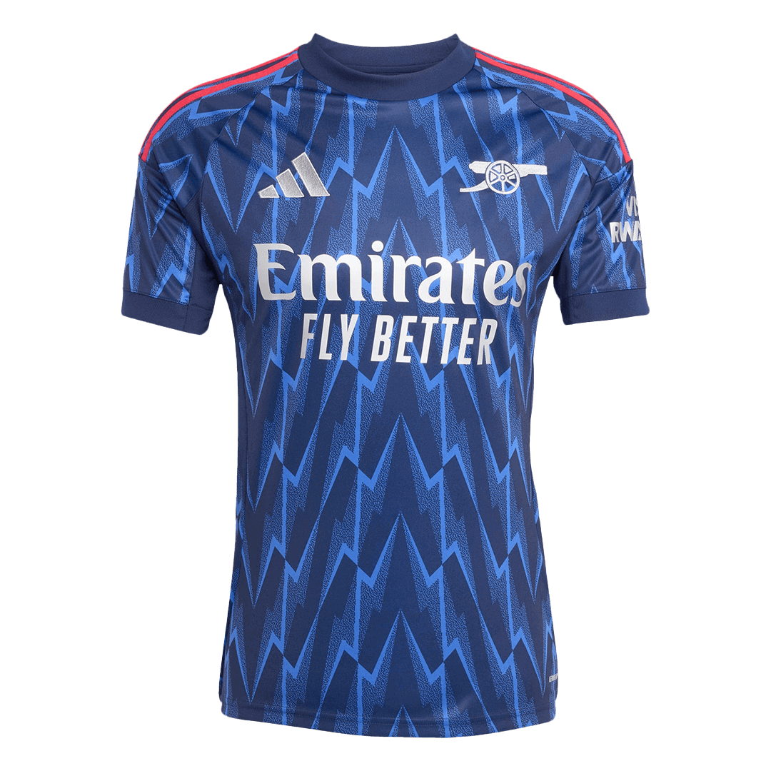 SAKA #7 Arsenal Mens Away Soccer Jersey 2025/26 Blue