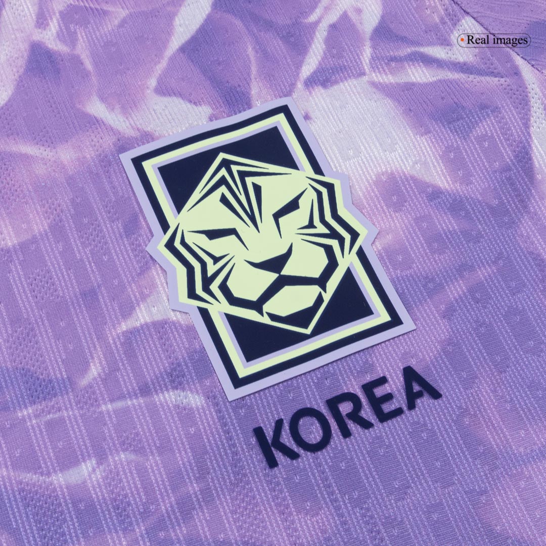 HEUNGMIN #7 South Korea Mens Away Soccer Jersey World Cup 2026 Purple - Player Version