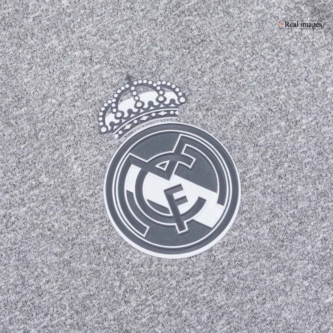 Retro Real Madrid Mens Away Soccer Jersey 2015/16 Gray