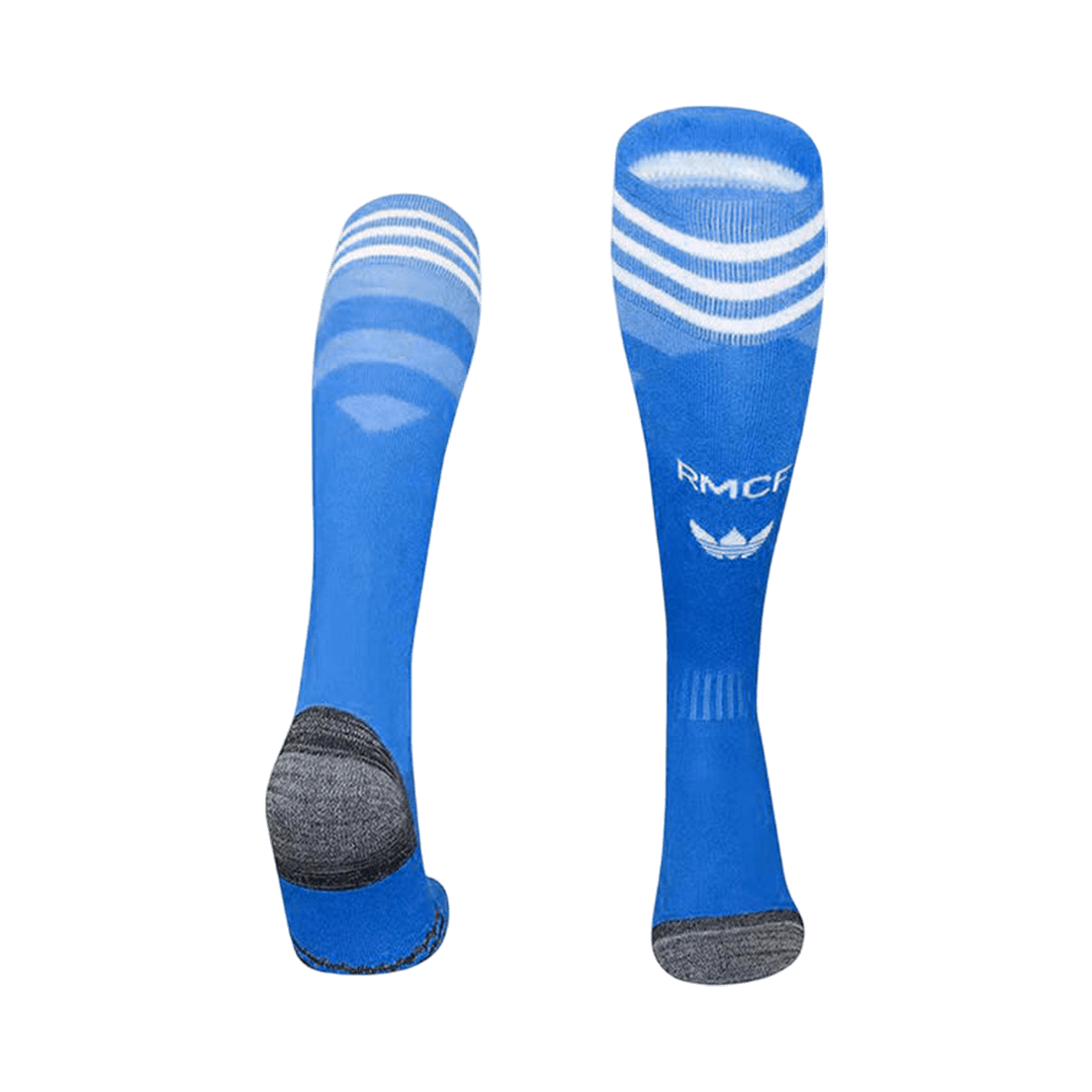 Real Madrid Kids Third Away Soccer Socks 2025/26 Blue [PREMIUM]