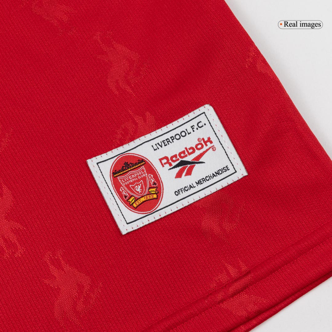 Retro Liverpool Mens Home Soccer Jersey 1996/97 Red