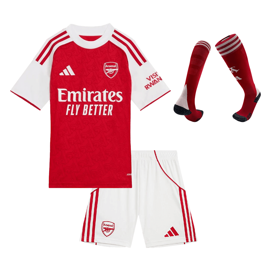 Arsenal Kids Home Soccer Full Set 2025/26 Red